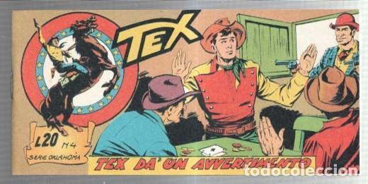 C&oacute;mics: Facsimil: TEX serie Oklahoma numero 04: Tex da un avvertimento - Bonelli - Foto 1
