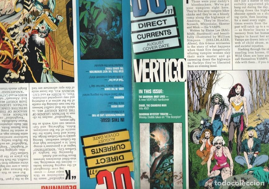 C&oacute;mics: Direct Currents DC comics numero 77 (AUGUST cover date) - Varios - Foto 1