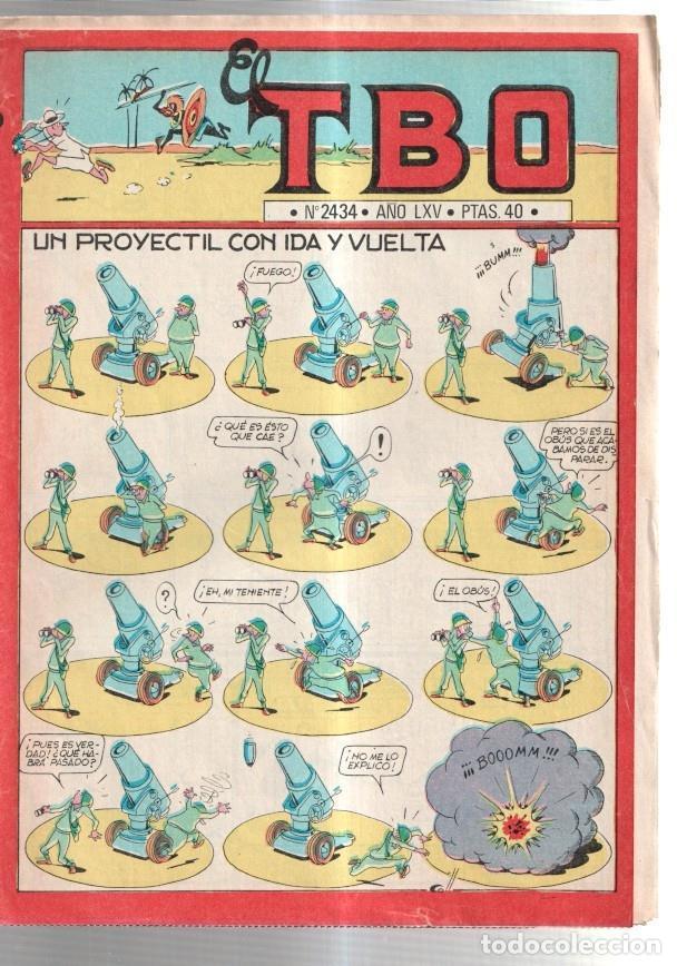 Comics: TBO 2000 numero 2434: Un proyectil con ida y vuelta (Coll) (numerado 1 en trasera) - Varios