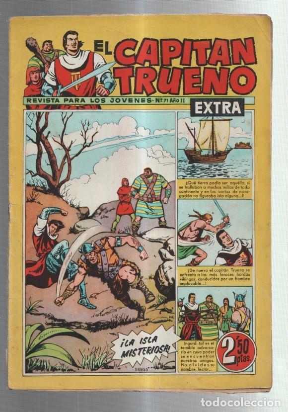 C&oacute;mics: El Capitan Trueno Extra numero 071 (numerado 3 en trasera) - varios