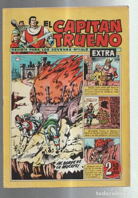 C&oacute;mics: El Capitan Trueno Extra numero 073 (numerado 4 en trasera) - varios - Foto 1