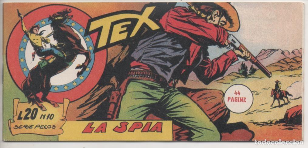Comics: Comic E00483: Collana del Tex L20 n&ordm; 10 Serie Pecos. La Spia - Bonelli