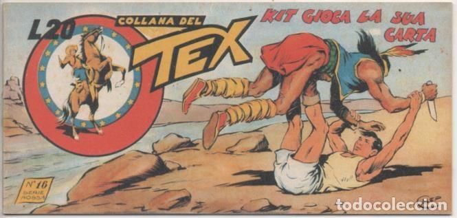 C&oacute;mics: Comic E00405: Collada del Tex L20 n&ordm; 16 Serie Rossa. Kit Gioca la sua Carta - Bonelli - Foto 1