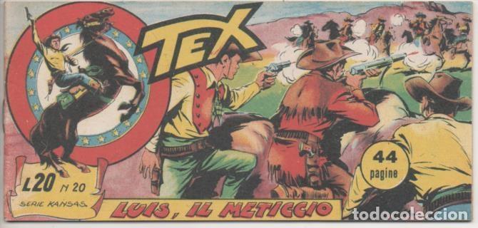 C&oacute;mics: Comic E00020: Tex L20 n&ordm; 20 Serie Kansas. Luis, il Meticcio - Bonelli - Foto 1