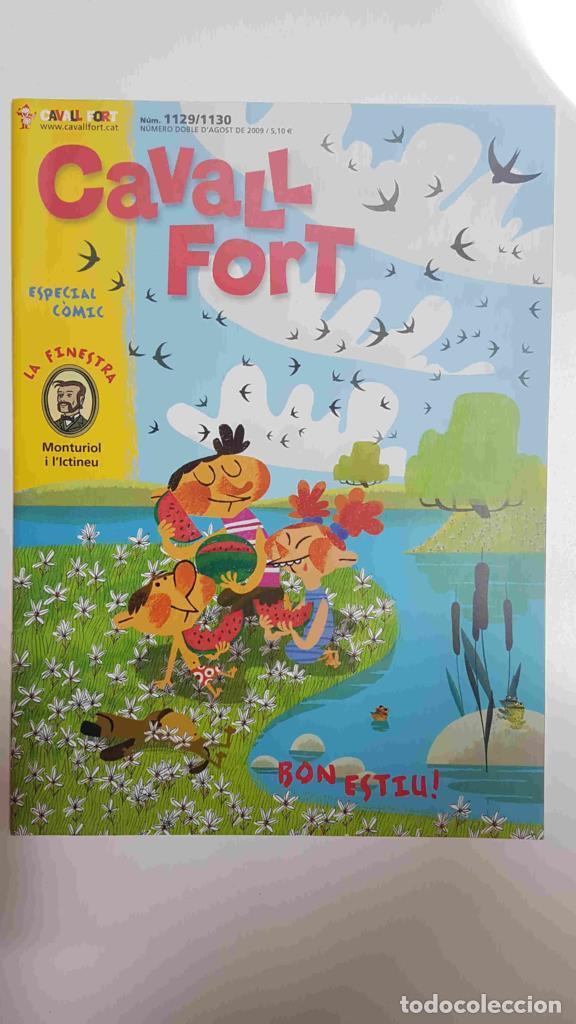 Fumetti: Cavall Fort numero 1129/1130, numero doble d'agost 2009 - la finestra (Monturiol i l'Ictineu) - Vari