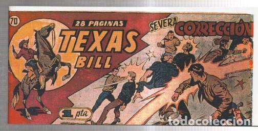 C&oacute;mics: Facsimil: Texas Bill numero 70: Severa Correccion - varios - Foto 1