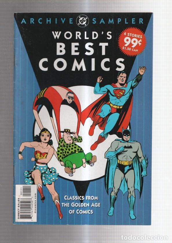 C&oacute;mics: Archive Sampler: Worlds Best Comics (4 stories) - Varios - Foto 1