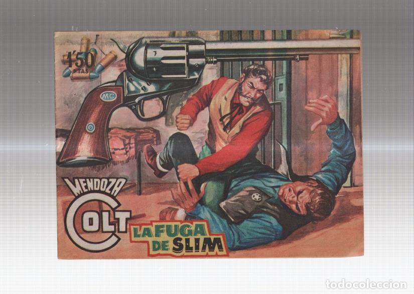 C&oacute;mics: Mendoza Colt original numero 077: La fuga de Slim (numerado 1 en trasera) - Martin Salvador