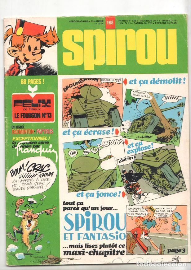 Fumetti: Revista Spirou num 1903: 3/10/74 - Felix de Tillieux le fourgon num 13 - NULL