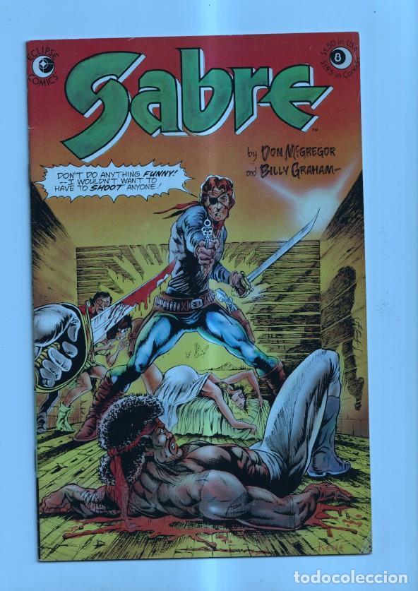 C&oacute;mics: Eclipse Comics SABRE numero 08 - Billy Graham - Foto 1