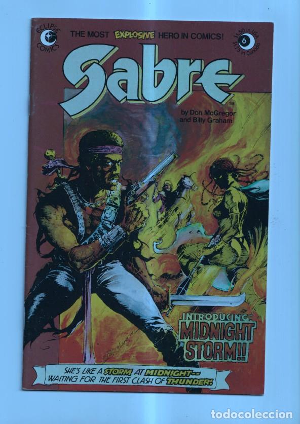 C&oacute;mics: Eclipse Comics SABRE numero 06 - Billy Graham - Foto 1