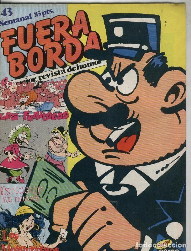 C&oacute;mics: Fuera Borda numero 43 poster central La Rana (numerado 2 en trasera) - Varios