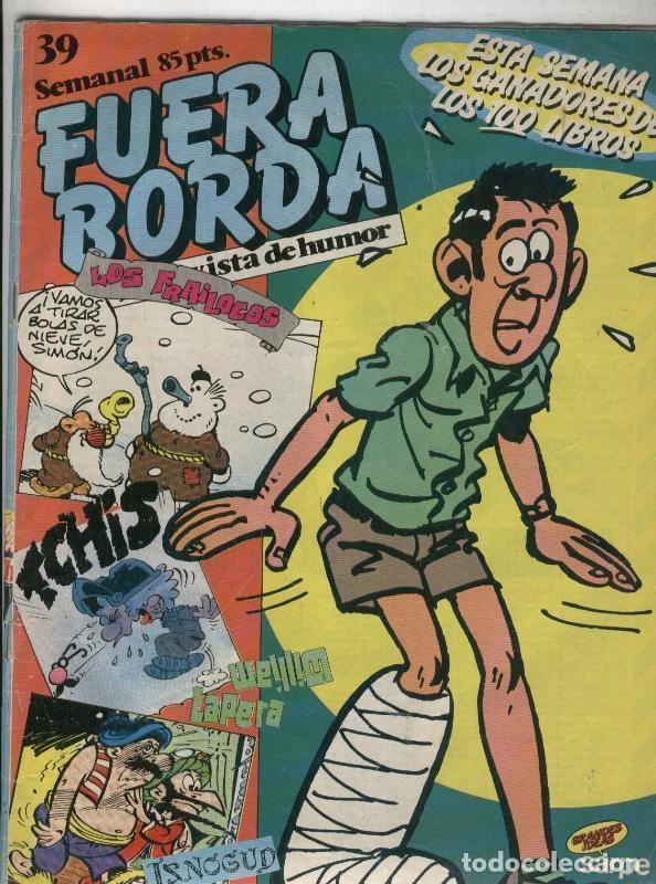 Fumetti: Fuera Borda numero 39 poster central El Aguila (numerado 2 en trasera) - Varios