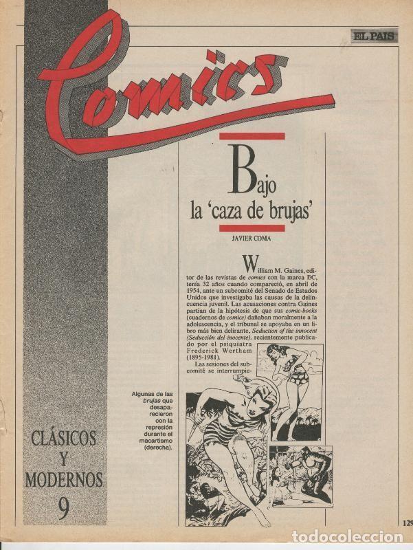 C&oacute;mics: Fanzine: Comics.Los: clasicos y modernos: fasciculo 09 - Javier Coma - Foto 1