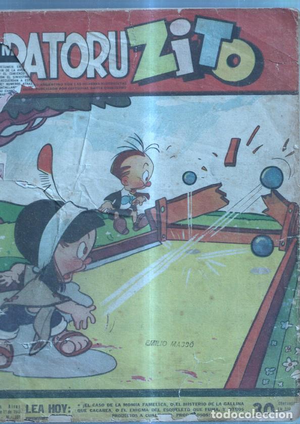 C&oacute;mics: Patoruzito numero 101: cubierta con rotos , suelta, mal estado - varios - Foto 1