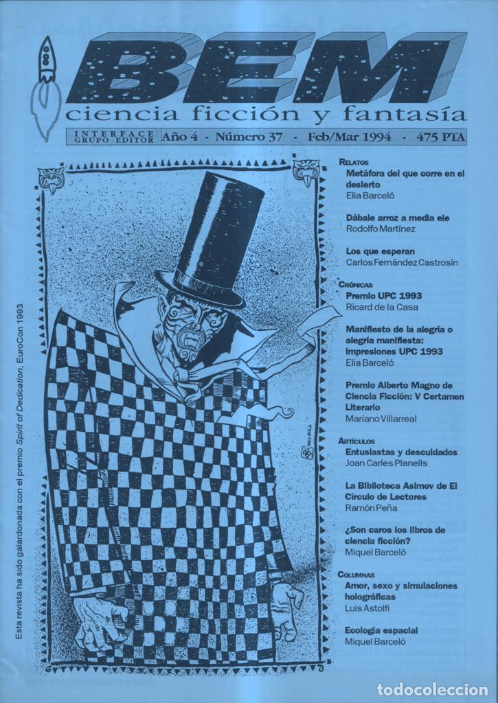 Comics: Fanzine: BEM ciencia ficcion y fantasia numero 37 - Varios
