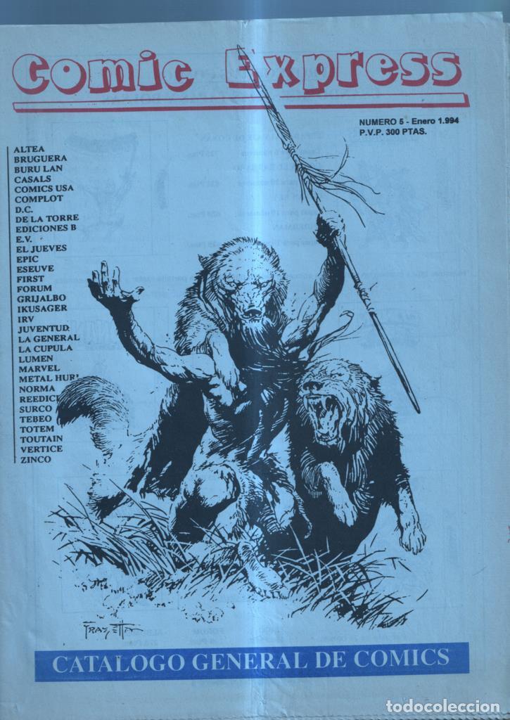 C&oacute;mics: Fanzine: Catalogo venta numero 5 de Comic Express - Varios - Foto 1