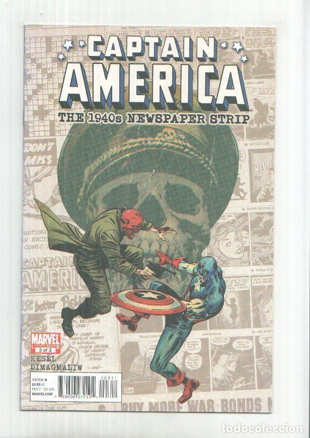 C&oacute;mics: Marvel Comics: Captain America the 1940s Newspaper strip numero 3 - NULL - Foto 1