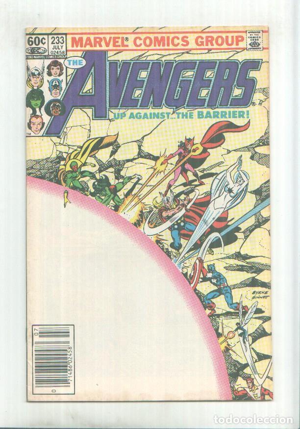 C&oacute;mics: Marvel Comics: The Avengers numero 233 - Varios - Foto 1