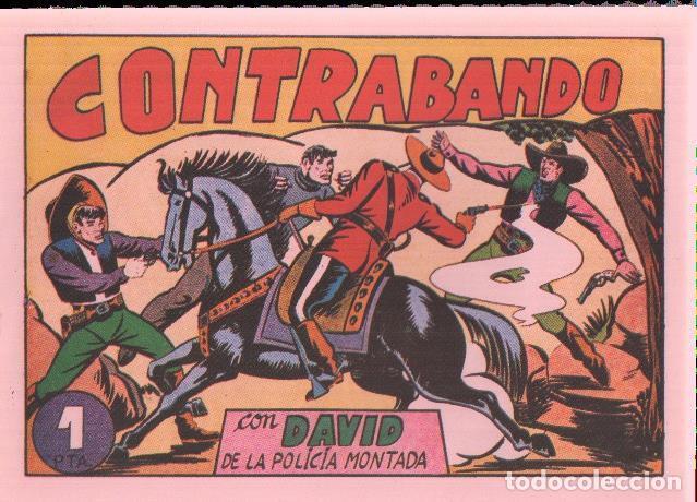 C&oacute;mics: Facsimil: David de la policia montada numero 15: Contrabando - Luis Gago - Foto 1