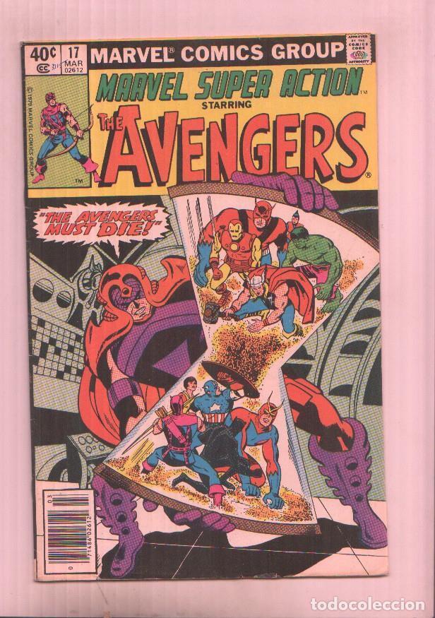 C&oacute;mics: Marvel Comics: Marvel Comics Group: Marvel Super Action vol 1 numero 17: The Avengers - varios - Foto 1