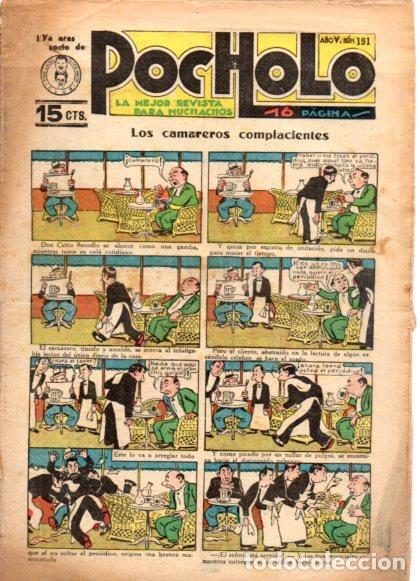 C&oacute;mics: V49011: POCHOLO n&ordm; 191. Los camareros impacientes - NULL - Foto 1
