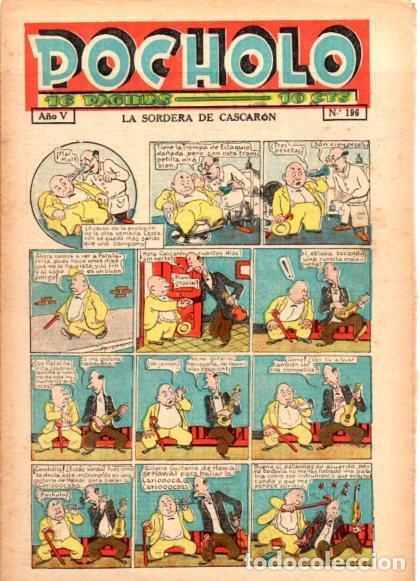 C&oacute;mics: V49006: POCHOLO n&ordm; 196. La sordera de Cascaron - NULL - Foto 1