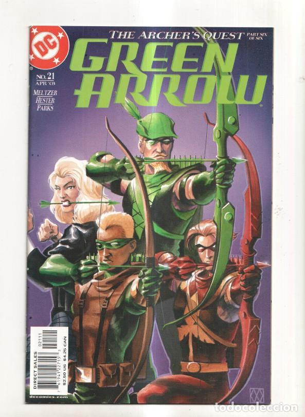 C&oacute;mics: DC COMICS: GREEN ARROW numero 21 - varios - Foto 1