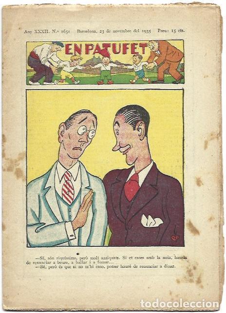 C&oacute;mics: PATUFET 2782: Numero 1651, 23 de noviembre de 1935