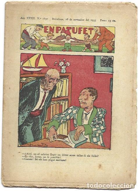 Comics: PATUFET 2781: Numero 1650, 16 de noviembre de 1935