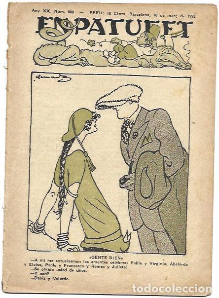 C&oacute;mics: PATUFET 2799: Numero 988, 10 de marzo de 1923