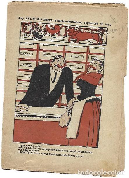 C&oacute;mics: PATUFET 2773: Numero 819, 20 septiembre 1919