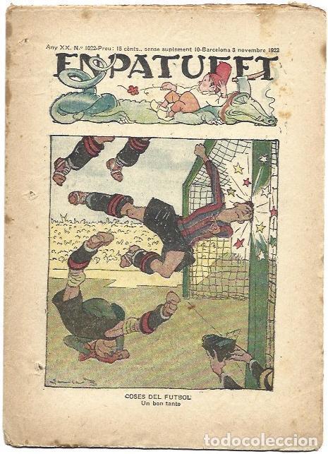 C&oacute;mics: PATUFET 2692: Numero 1022, 3 de noviembre de 1923