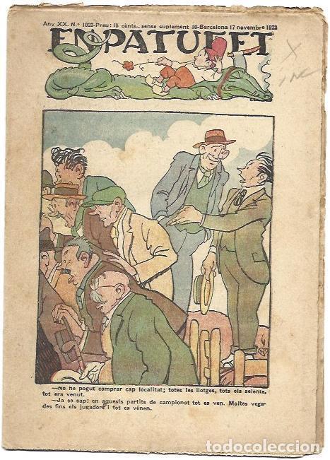 C&oacute;mics: PATUFET 2707: Numero 1023, 17 de noviembre de 1923