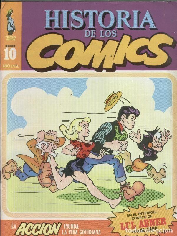 Comics: Historia de los comics de Toutain numero 10: Lil Abner, ficha articulo sobre Al Capp, Elliot Caplin