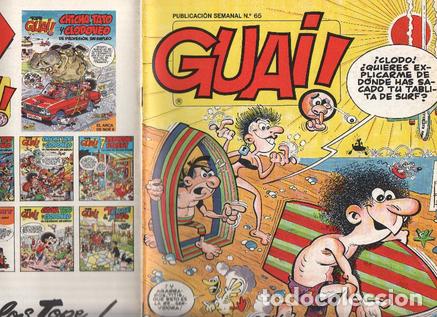 C&oacute;mics: Guai publicacion semanal numero 065: Chicha, Tato y Clodoveo de Francisco Iba&ntilde;ez - varios