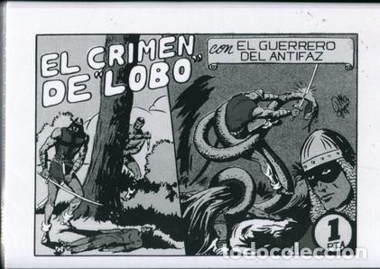 Comics : Edicion artesanal: El Guerrero del Antifaz numero 52: El crimen de Lobo - Manuel Gago