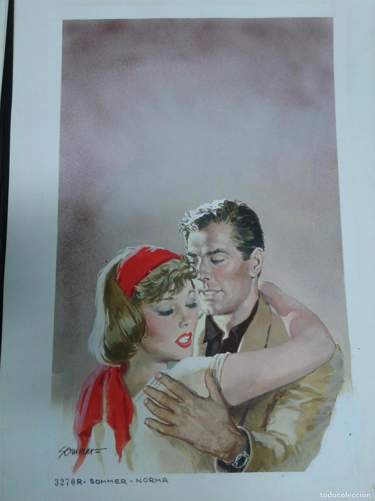 Fumetti: Original en color de Manfred Sommer (dibujante de Frank Cappa) modelo numerado 17 -