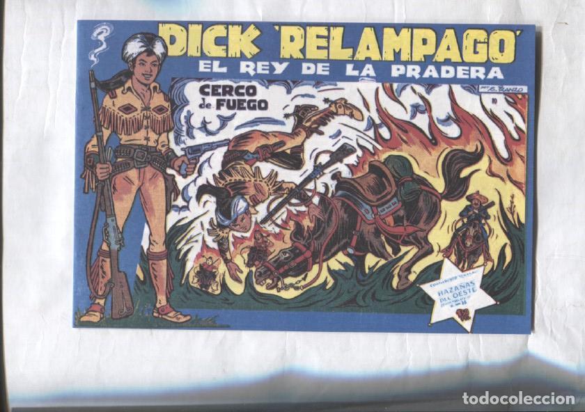 C&oacute;mics: Facsimil: Dick Relampago numero 10: Cerco de fuego - Foto 1
