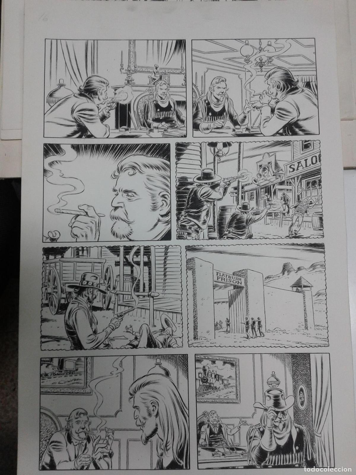 Comics: Dibujo original de Buffalo Bill modelo 6 -