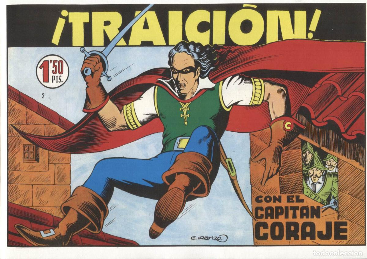 C&oacute;mics: Facsimil: El Capitan Coraje numero 02: Traicion - Iranzo - Foto 1