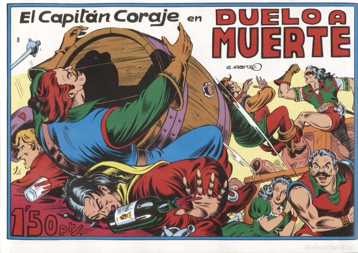 C&oacute;mics: Facsimil: El Capitan Coraje numero 08: Duelo a muerte - Iranzo - Foto 1