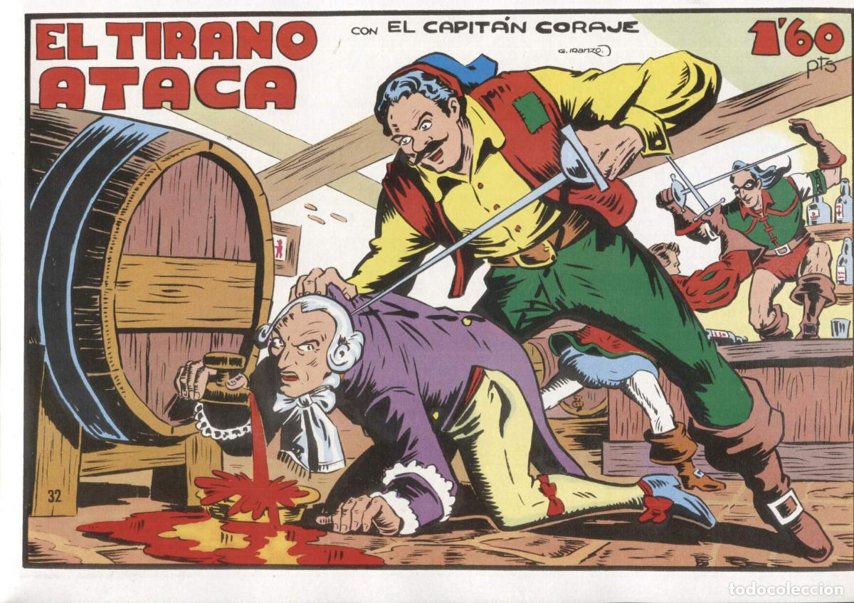 C&oacute;mics: Facsimil: El Capitan Coraje numero 32: el tirano ataca - Iranzo - Foto 1