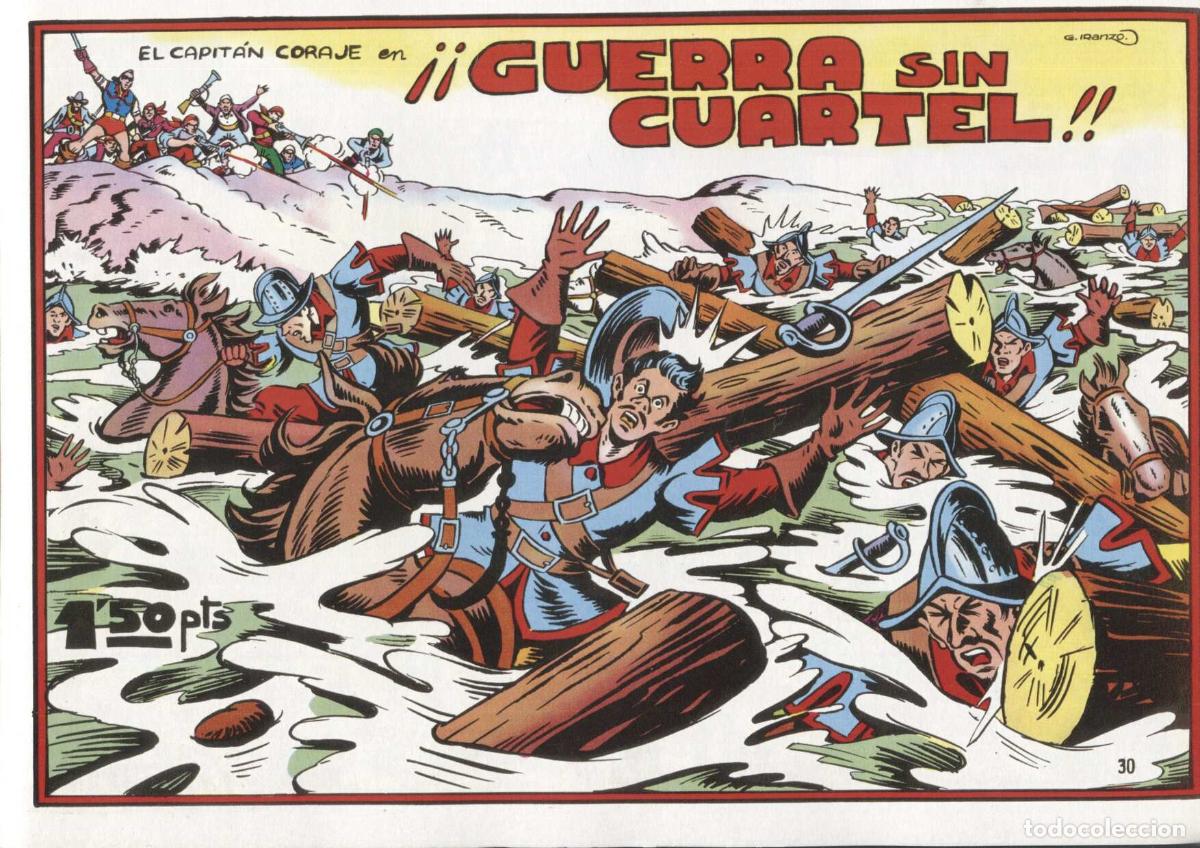 C&oacute;mics: Facsimil: El Capitan Coraje numero 30: guerra sin cuartel - Iranzo - Foto 1