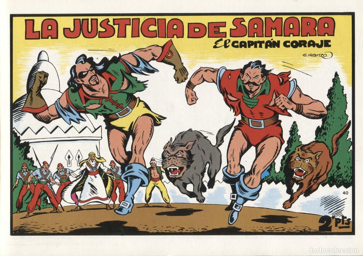 C&oacute;mics: Facsimil: El Capitan Coraje numero 40: La justicia de Samara - Iranzo - Foto 1