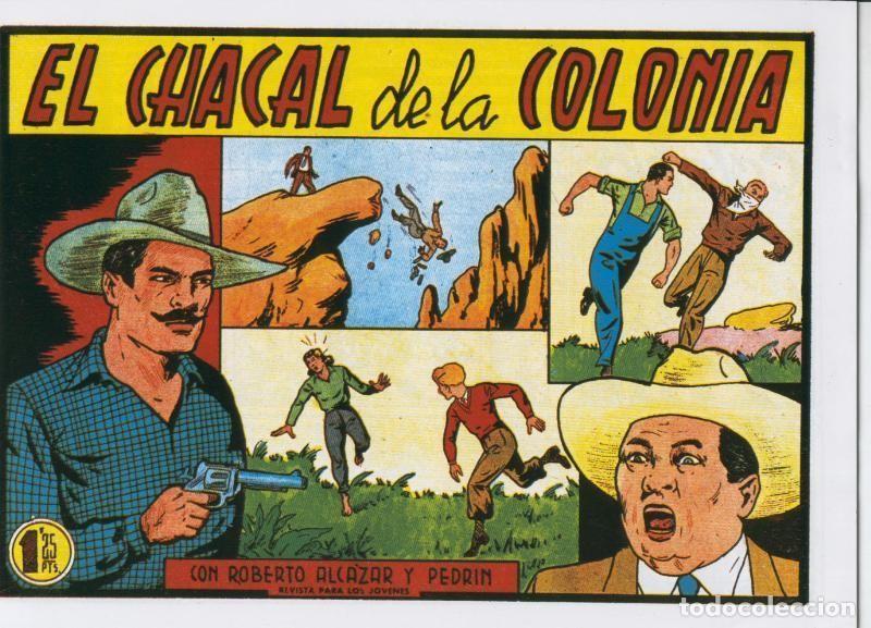 Comics: Facsimil: Roberto Alcazar y Pedrin numero 0338: El chacal de la colonia - Varios