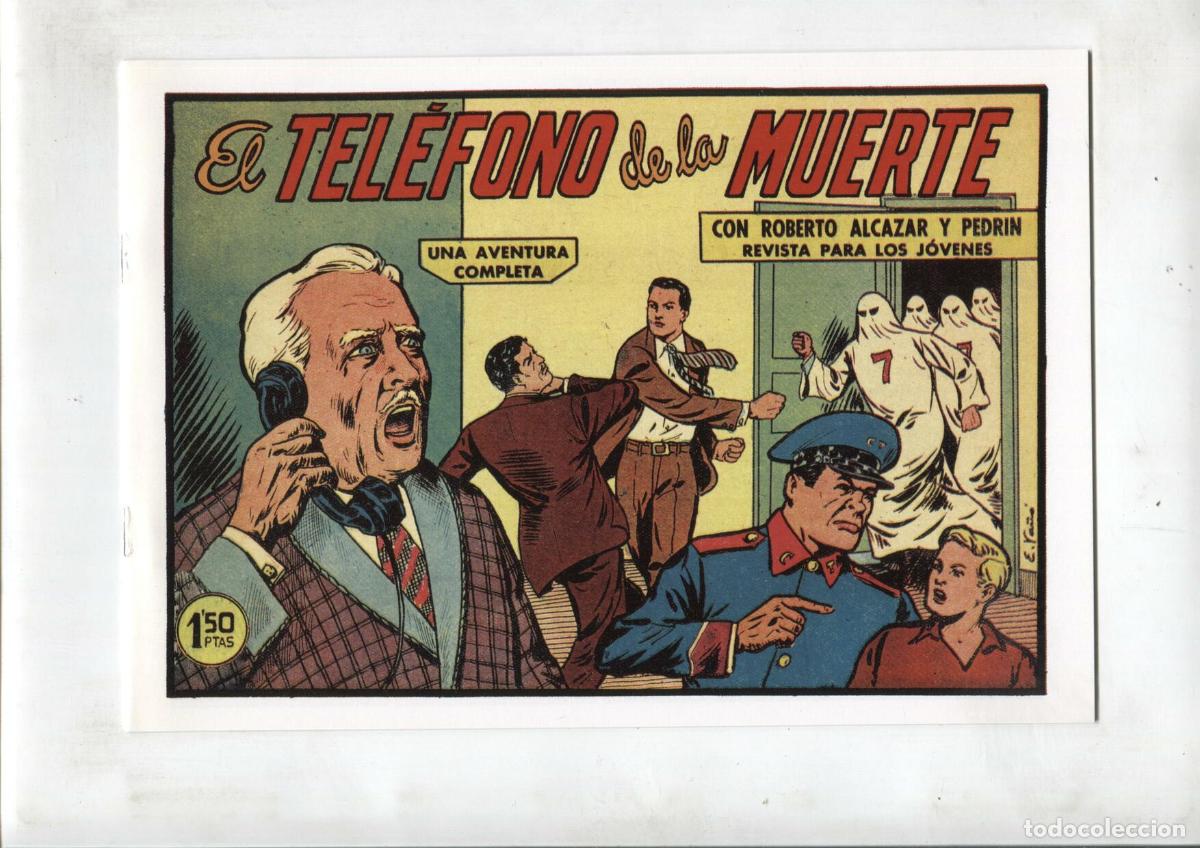 Comics: Facsimil: Roberto Alcazar y Pedrin numero 0421: El telefono de la muerte - Varios