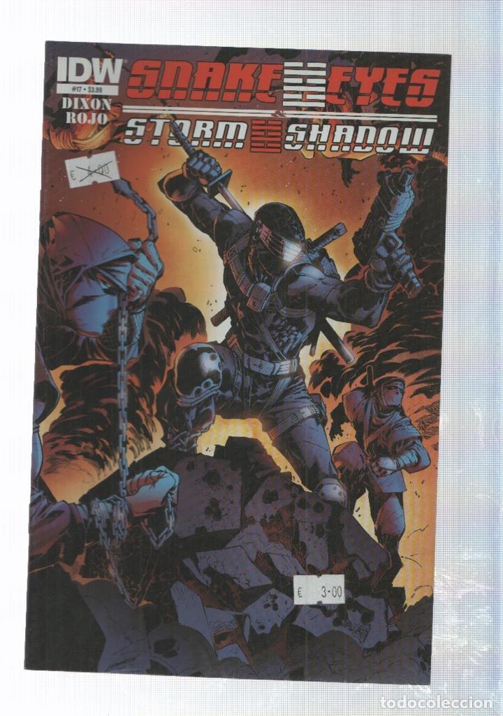 C&oacute;mics: IDW: Snake Eyes and Storm Shadow num. 17 (2012) - Dixon, Rojo - NULL - Foto 1