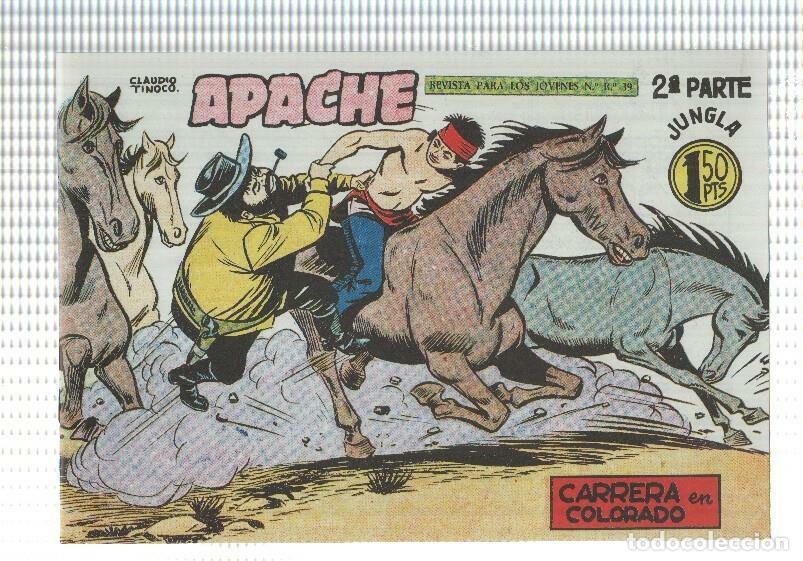 Fumetti: Facsimil: Apache segunda serie numero 62: Carrera en colorado - Claudio Tinoco