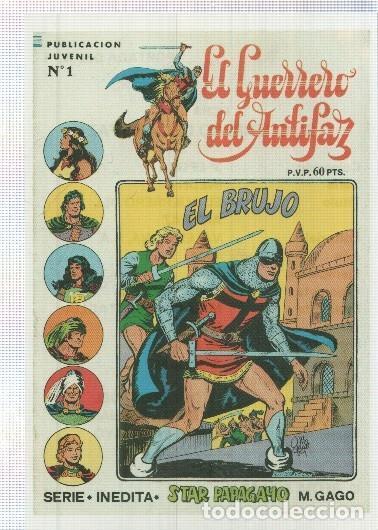 Comics: Ficha tebeo numerada 420: El Guerrero del Antifaz, revista, edit Valenciana (dibujo Manuel Gago) -